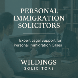 Personal Immigration Solicitors in England