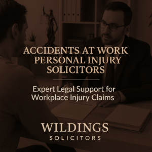accidents at work personal injury solicitors in England