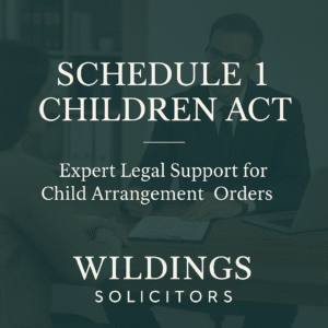 Schedule 1 Children Act Solicitors in England