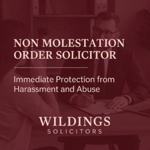 non molestation order solicitor in England
