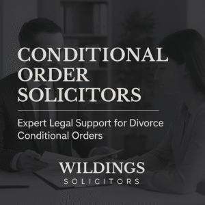 Conditional Order Solicitors in England
