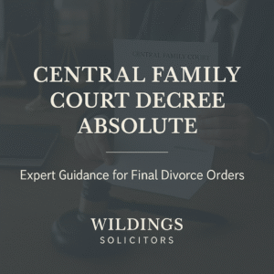 Central Family Court Decree Absolute in England