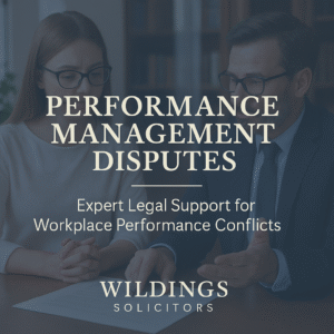 Performance Management Dispute Solicitors in England