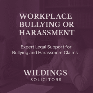 Workplace Bullying or Harassment Solicitors in England