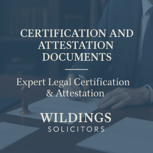 Certification And Attestation Documents in Birmingham