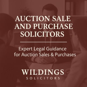 Auction Sale and Purchase Solicitors in England