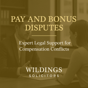 Pay and Bonus Dispute Solicitors in England