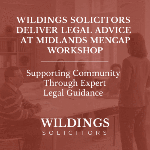 Wildings Solicitors Deliver Legal Advice at Midlands Mencap Workshop
