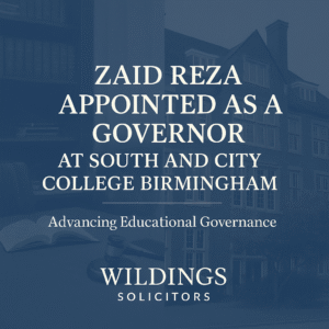 Our Employment Solicitor Appointed as a Governor at South and City College Birmingham