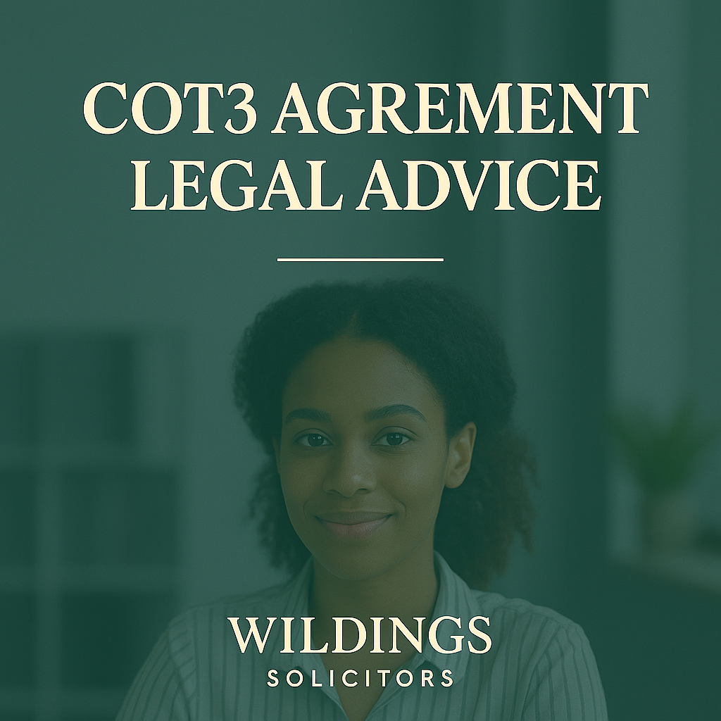 COT3 Agreement Advice | Secure Fair Settlement